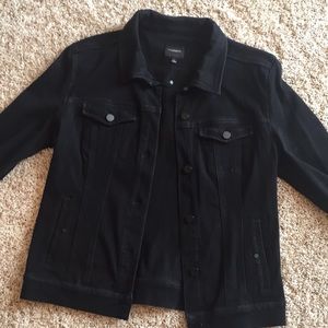 Black jean jacket
